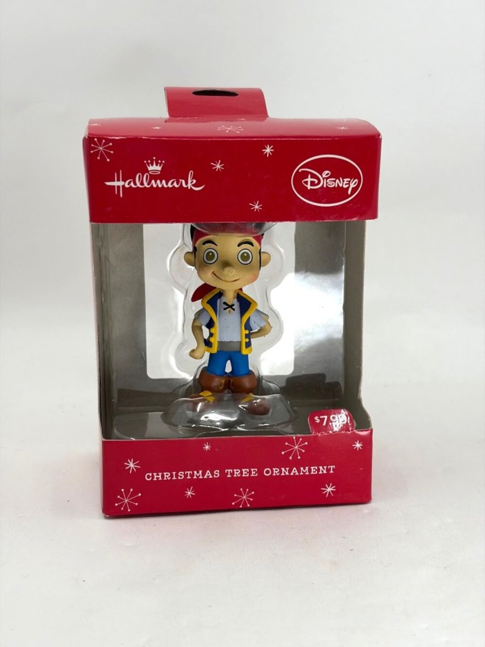 Hallmark Disney Christmas Tree Ornament Jake and the Neverland Pirate NIB 2013